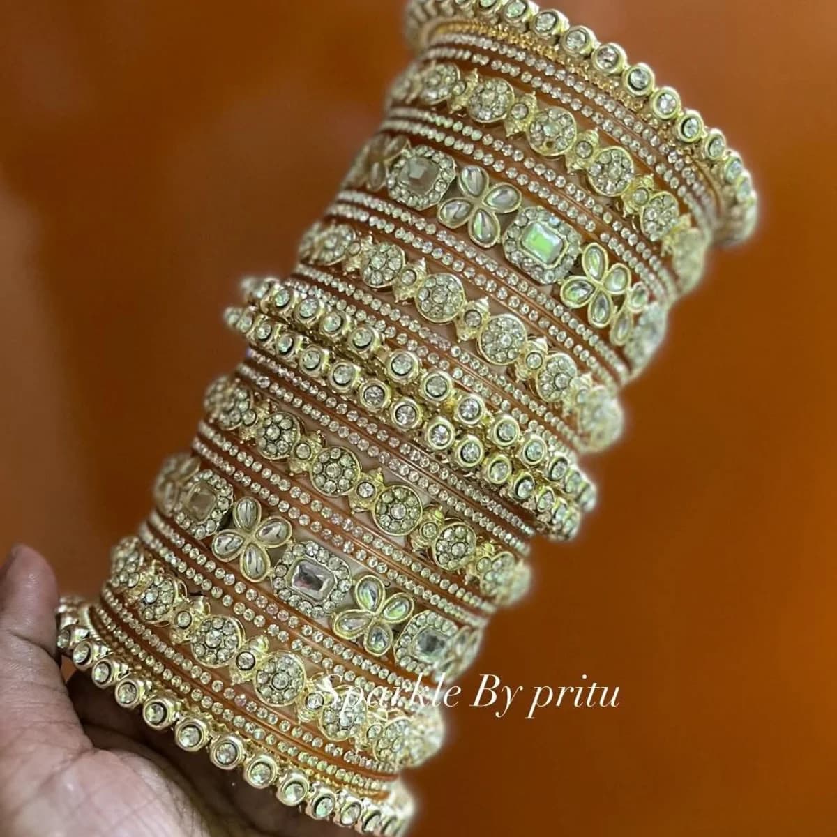 Golden Bridal Bangle Set